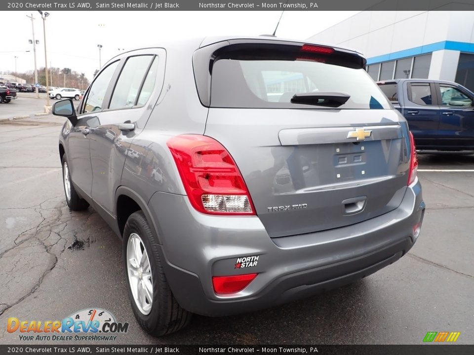 2020 Chevrolet Trax LS AWD Satin Steel Metallic / Jet Black Photo #5