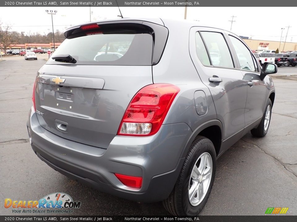 2020 Chevrolet Trax LS AWD Satin Steel Metallic / Jet Black Photo #8