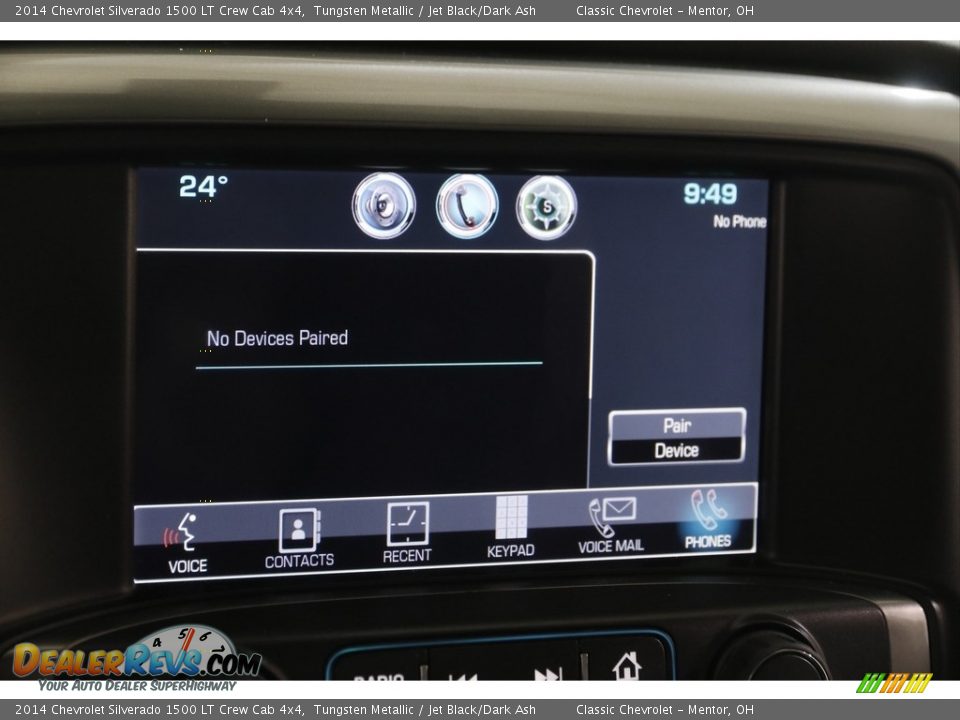 2014 Chevrolet Silverado 1500 LT Crew Cab 4x4 Tungsten Metallic / Jet Black/Dark Ash Photo #12