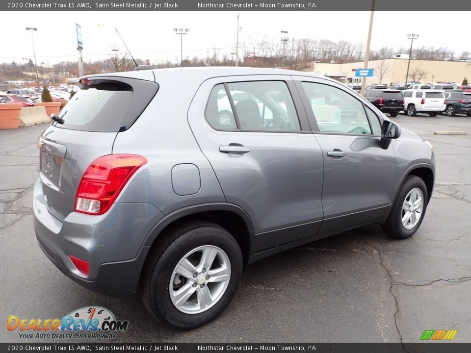 2020 Chevrolet Trax LS AWD Satin Steel Metallic / Jet Black Photo #9