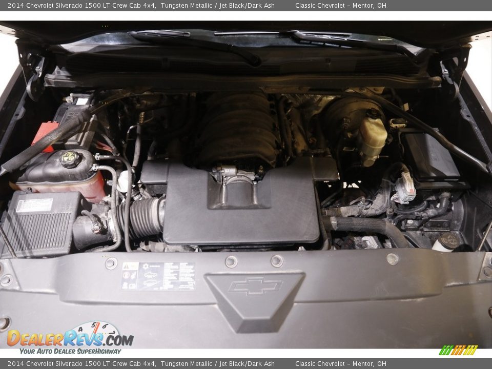2014 Chevrolet Silverado 1500 LT Crew Cab 4x4 Tungsten Metallic / Jet Black/Dark Ash Photo #19