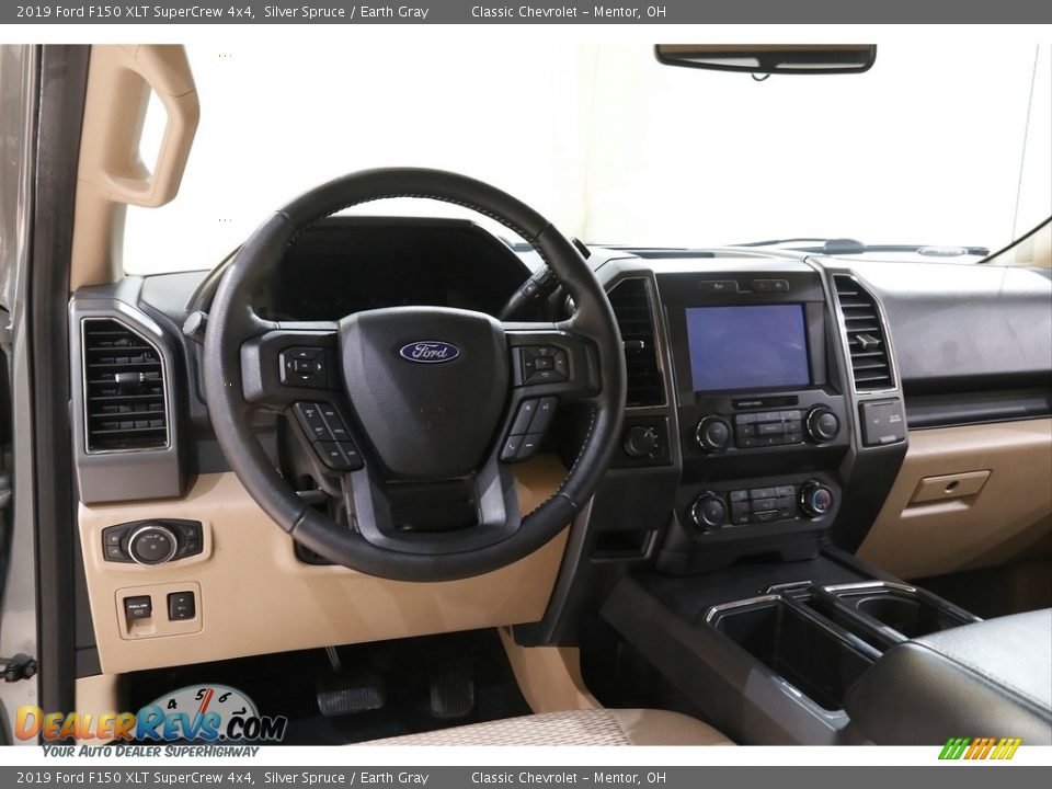 2019 Ford F150 XLT SuperCrew 4x4 Silver Spruce / Earth Gray Photo #7