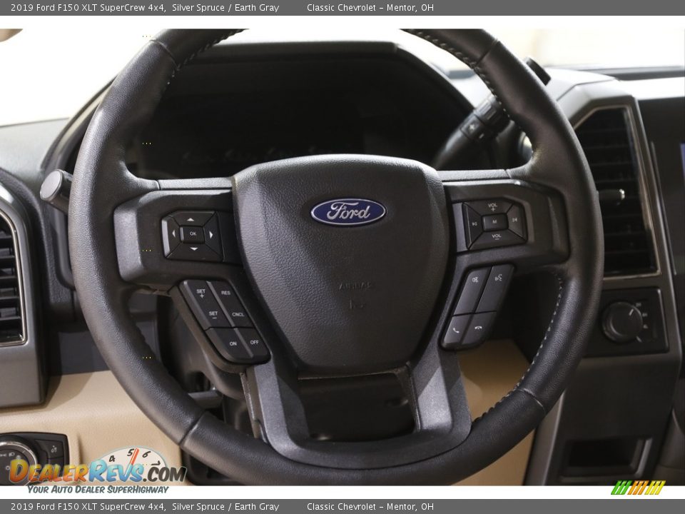 2019 Ford F150 XLT SuperCrew 4x4 Silver Spruce / Earth Gray Photo #8