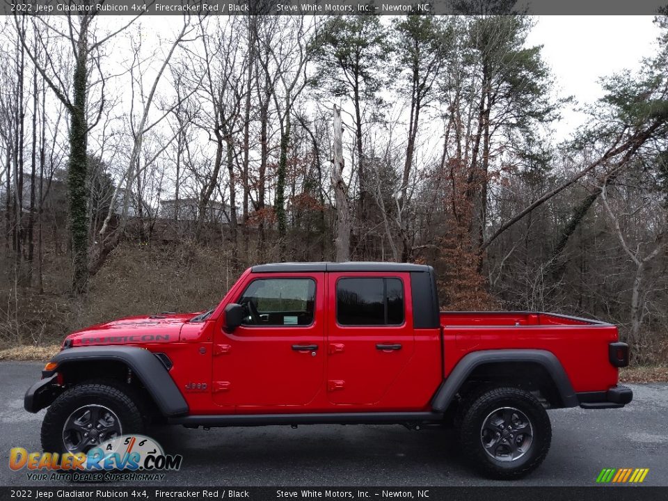 2022 Jeep Gladiator Rubicon 4x4 Firecracker Red / Black Photo #1