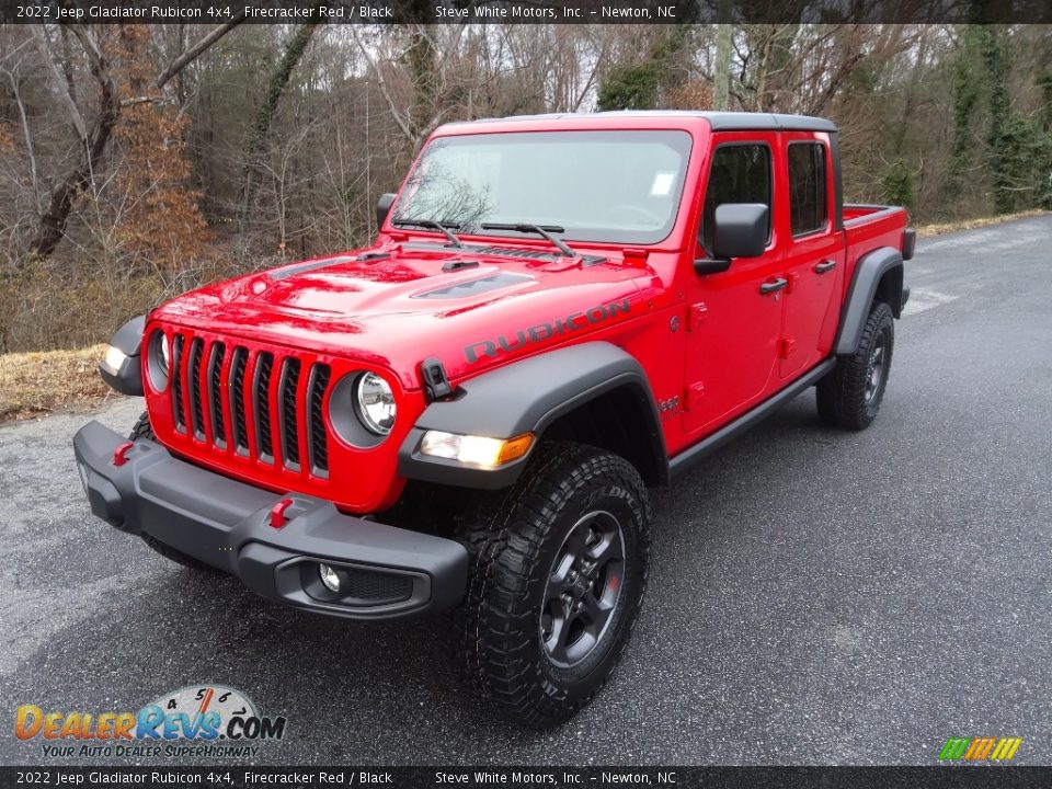 2022 Jeep Gladiator Rubicon 4x4 Firecracker Red / Black Photo #2