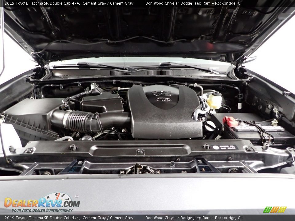 2019 Toyota Tacoma SR Double Cab 4x4 Cement Gray / Cement Gray Photo #6