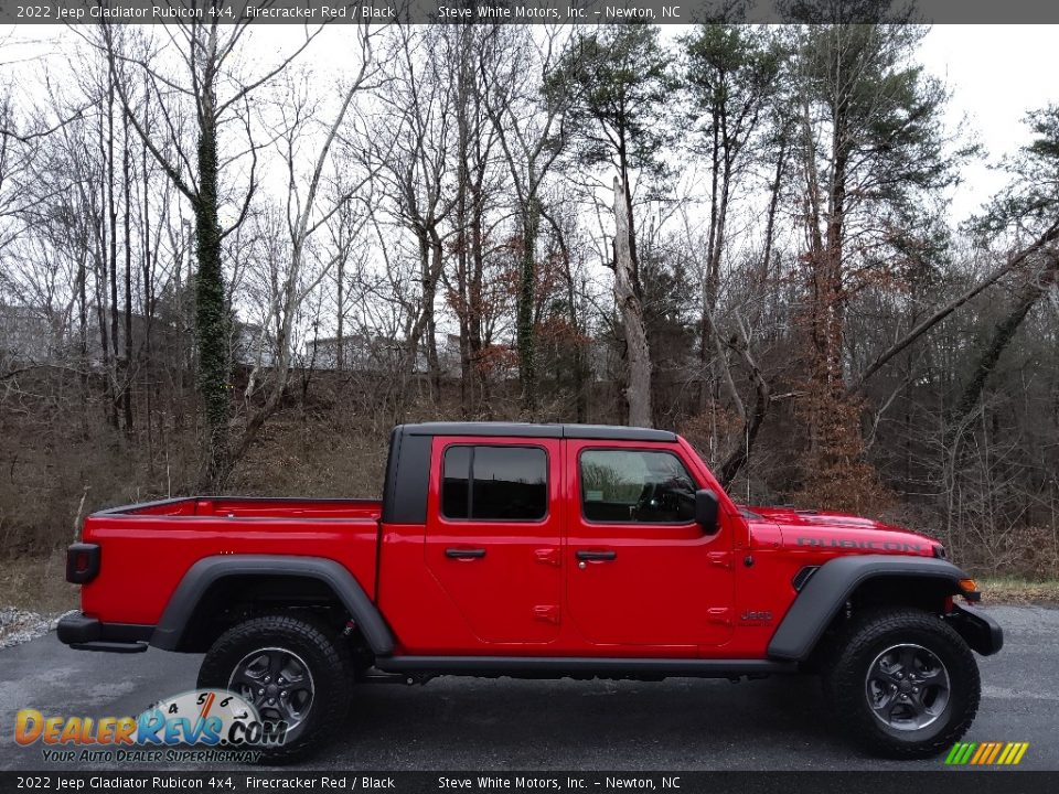 2022 Jeep Gladiator Rubicon 4x4 Firecracker Red / Black Photo #5