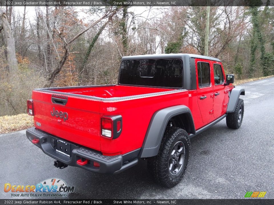 2022 Jeep Gladiator Rubicon 4x4 Firecracker Red / Black Photo #6