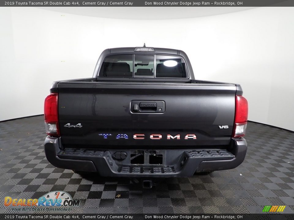 2019 Toyota Tacoma SR Double Cab 4x4 Cement Gray / Cement Gray Photo #10