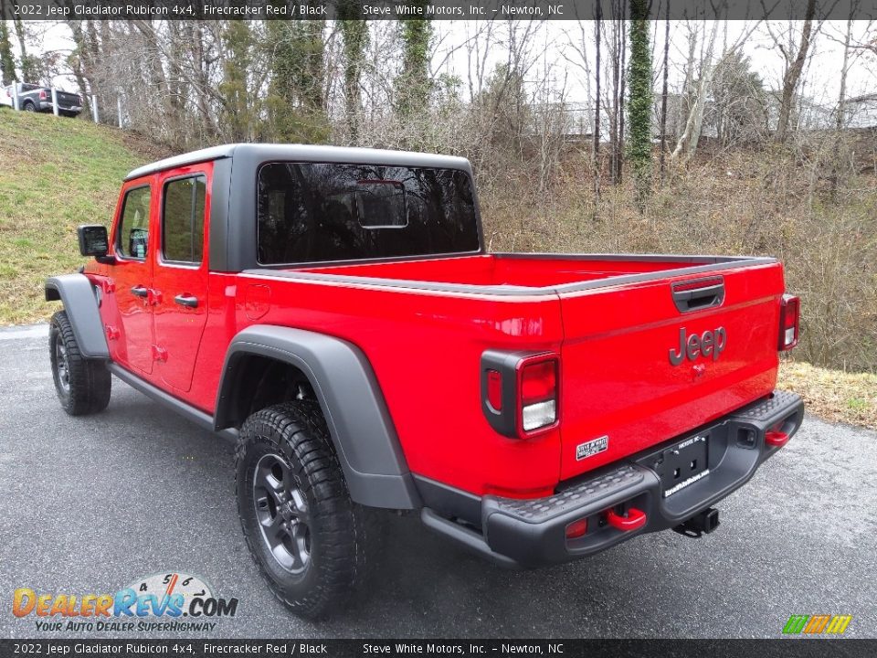 2022 Jeep Gladiator Rubicon 4x4 Firecracker Red / Black Photo #9