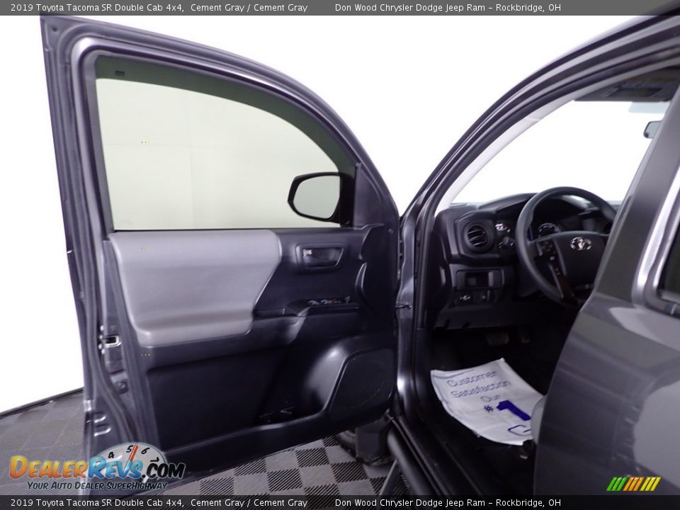 2019 Toyota Tacoma SR Double Cab 4x4 Cement Gray / Cement Gray Photo #13