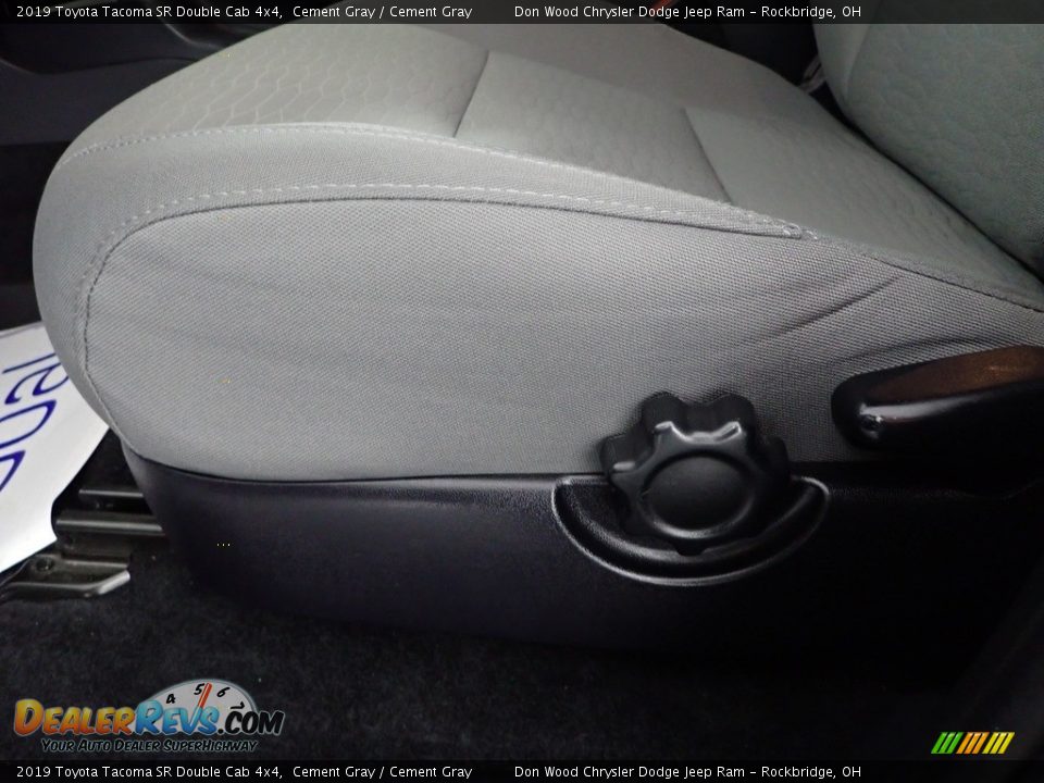 2019 Toyota Tacoma SR Double Cab 4x4 Cement Gray / Cement Gray Photo #15