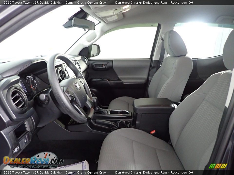 2019 Toyota Tacoma SR Double Cab 4x4 Cement Gray / Cement Gray Photo #16
