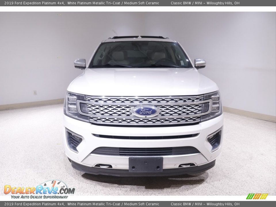 2019 Ford Expedition Platinum 4x4 White Platinum Metallic Tri-Coat / Medium Soft Ceramic Photo #2