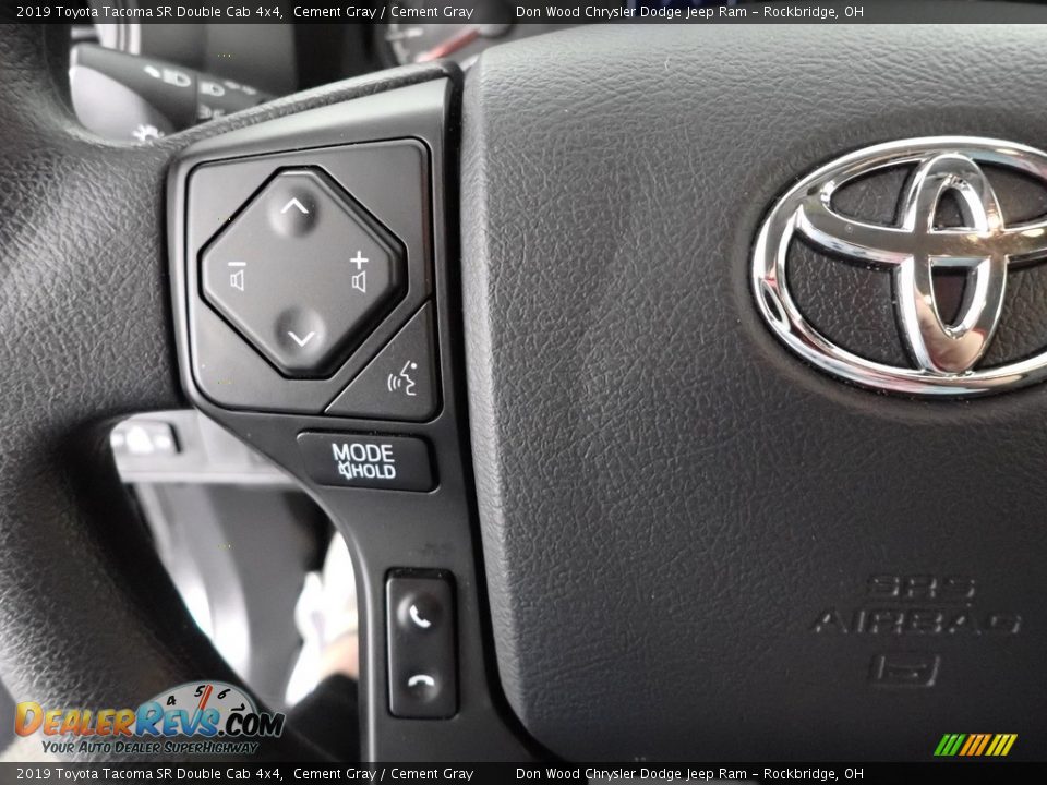 2019 Toyota Tacoma SR Double Cab 4x4 Cement Gray / Cement Gray Photo #18