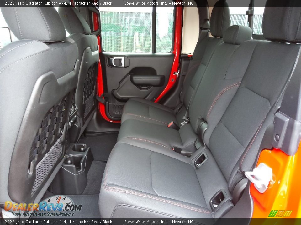 Rear Seat of 2022 Jeep Gladiator Rubicon 4x4 Photo #14