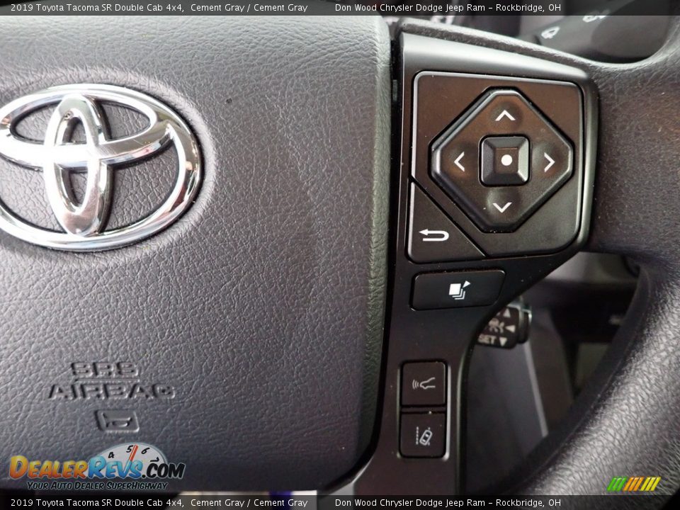 2019 Toyota Tacoma SR Double Cab 4x4 Cement Gray / Cement Gray Photo #19