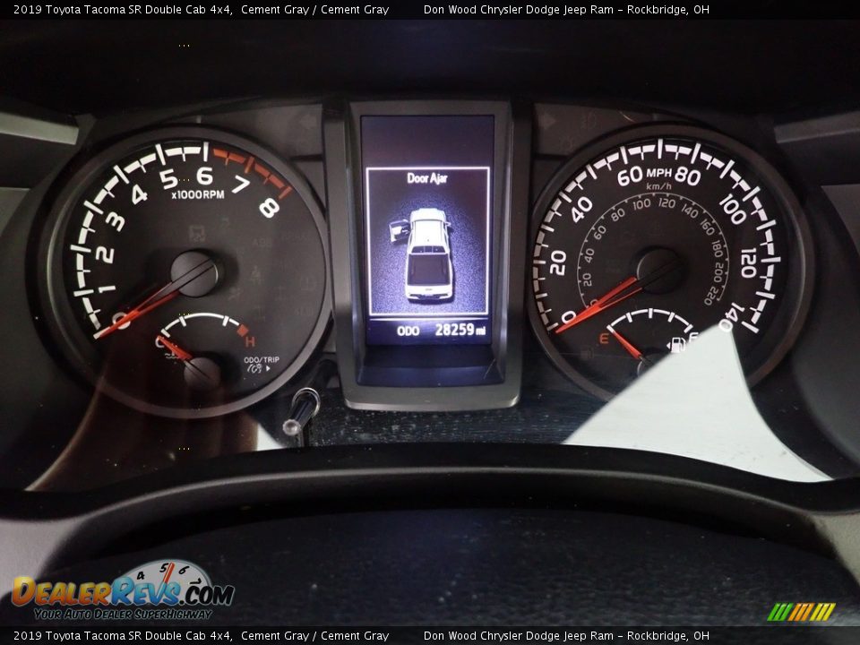 2019 Toyota Tacoma SR Double Cab 4x4 Cement Gray / Cement Gray Photo #20