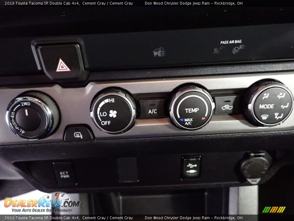 2019 Toyota Tacoma SR Double Cab 4x4 Cement Gray / Cement Gray Photo #21