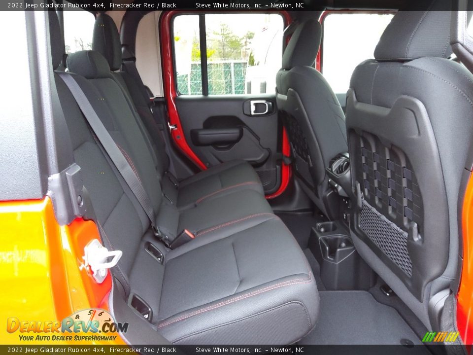 Rear Seat of 2022 Jeep Gladiator Rubicon 4x4 Photo #16