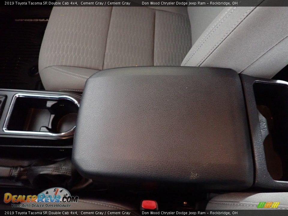 2019 Toyota Tacoma SR Double Cab 4x4 Cement Gray / Cement Gray Photo #23