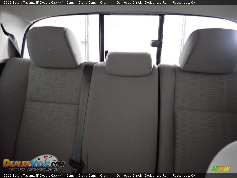 2019 Toyota Tacoma SR Double Cab 4x4 Cement Gray / Cement Gray Photo #24