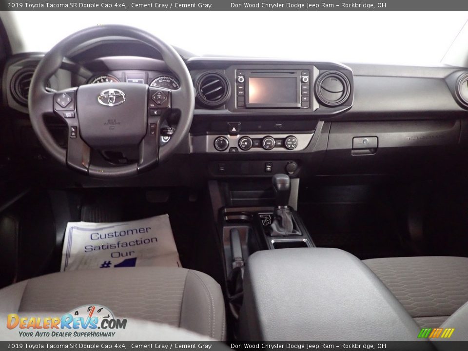 2019 Toyota Tacoma SR Double Cab 4x4 Cement Gray / Cement Gray Photo #27