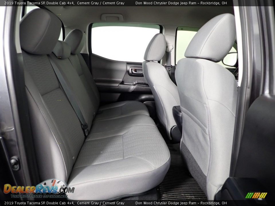 2019 Toyota Tacoma SR Double Cab 4x4 Cement Gray / Cement Gray Photo #31
