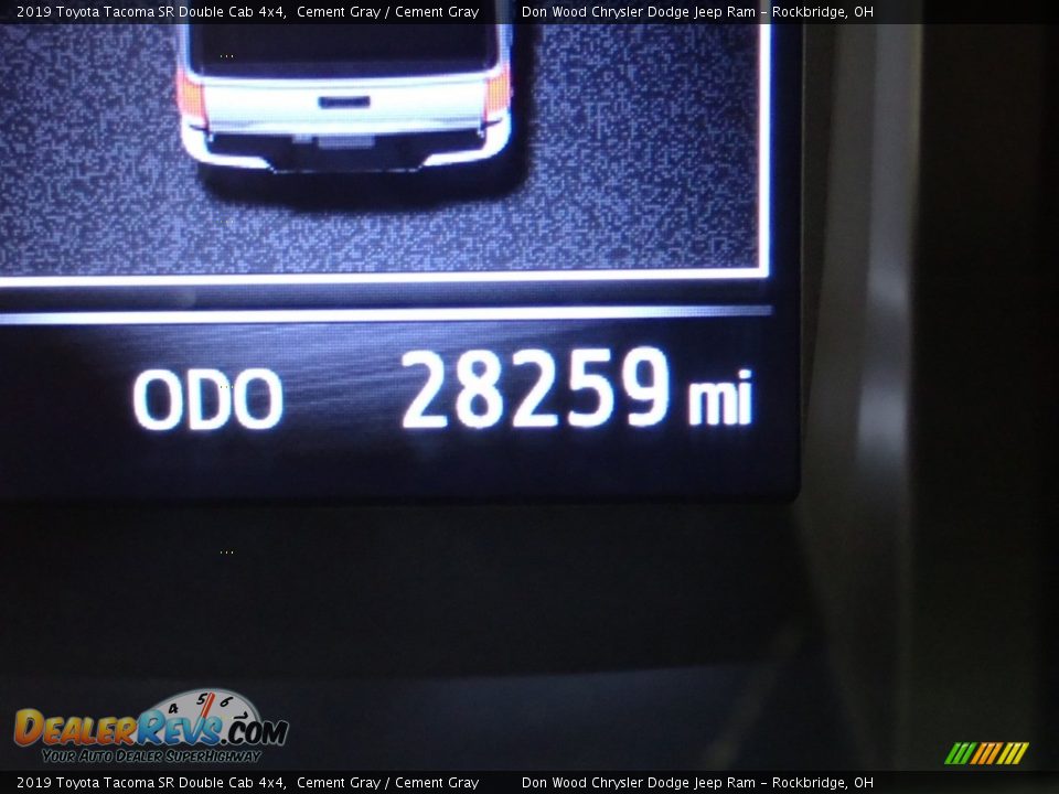 2019 Toyota Tacoma SR Double Cab 4x4 Cement Gray / Cement Gray Photo #33