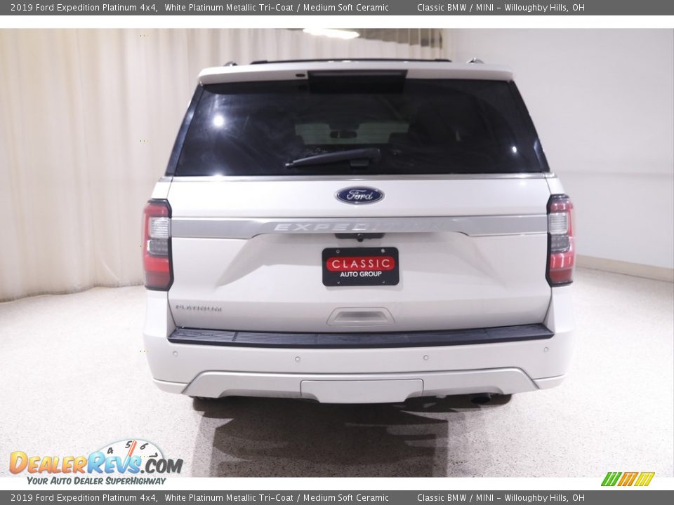 2019 Ford Expedition Platinum 4x4 White Platinum Metallic Tri-Coat / Medium Soft Ceramic Photo #24