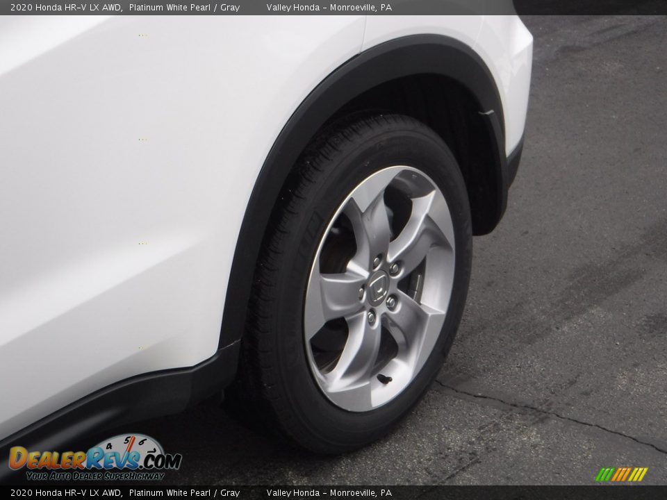 2020 Honda HR-V LX AWD Platinum White Pearl / Gray Photo #3