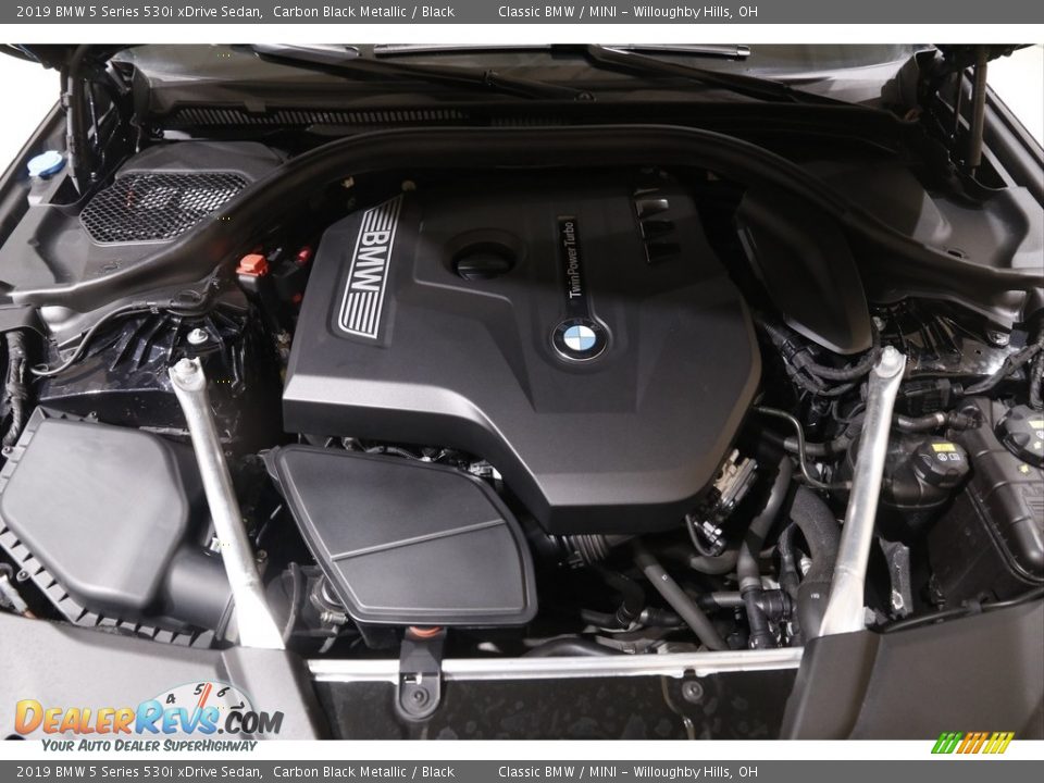 2019 BMW 5 Series 530i xDrive Sedan Carbon Black Metallic / Black Photo #21