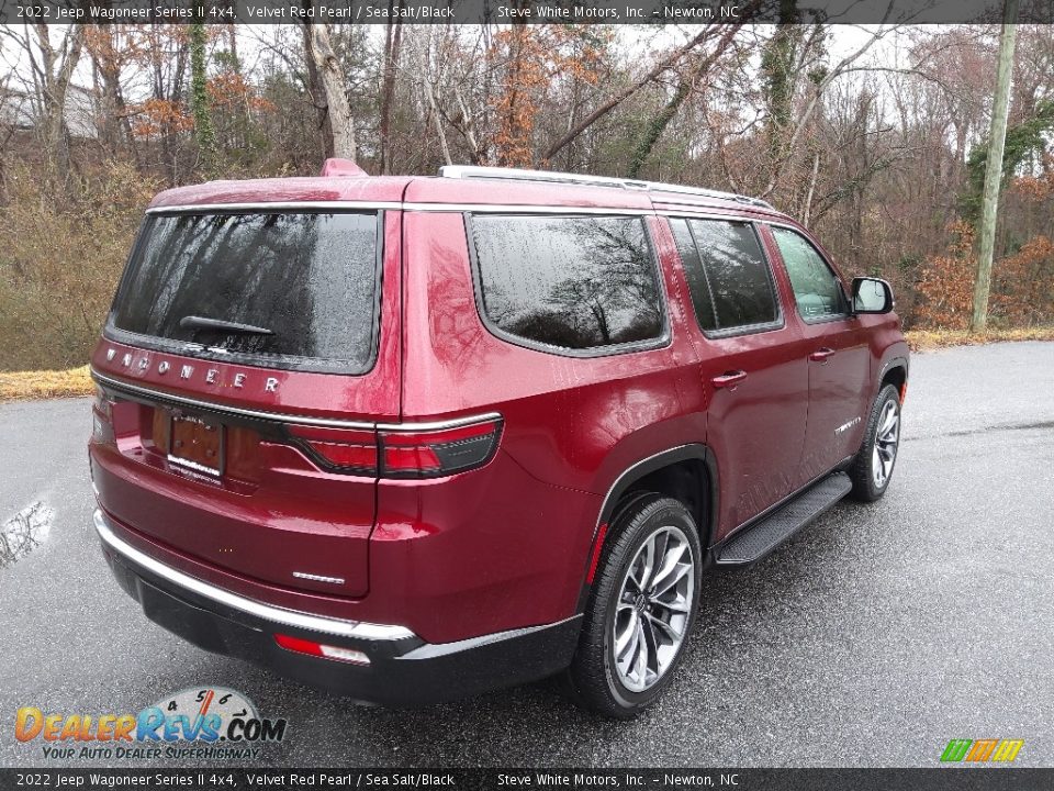 2022 Jeep Wagoneer Series II 4x4 Velvet Red Pearl / Sea Salt/Black Photo #6