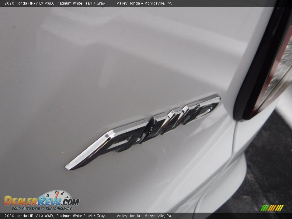 2020 Honda HR-V LX AWD Platinum White Pearl / Gray Photo #8