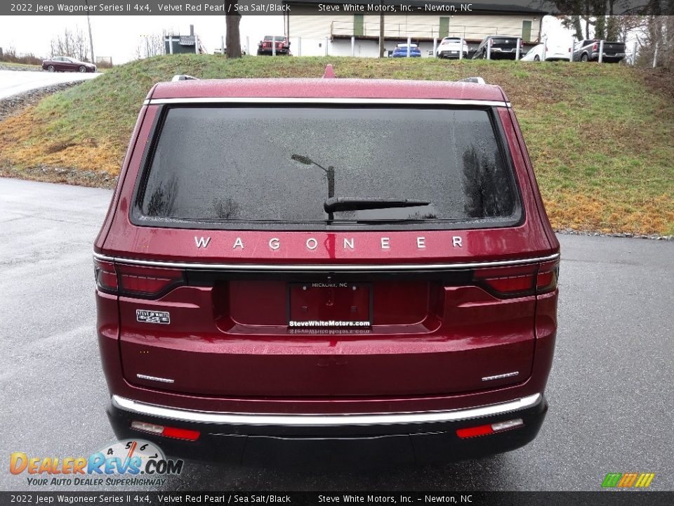 2022 Jeep Wagoneer Series II 4x4 Velvet Red Pearl / Sea Salt/Black Photo #7