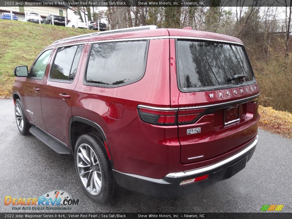 2022 Jeep Wagoneer Series II 4x4 Velvet Red Pearl / Sea Salt/Black Photo #8