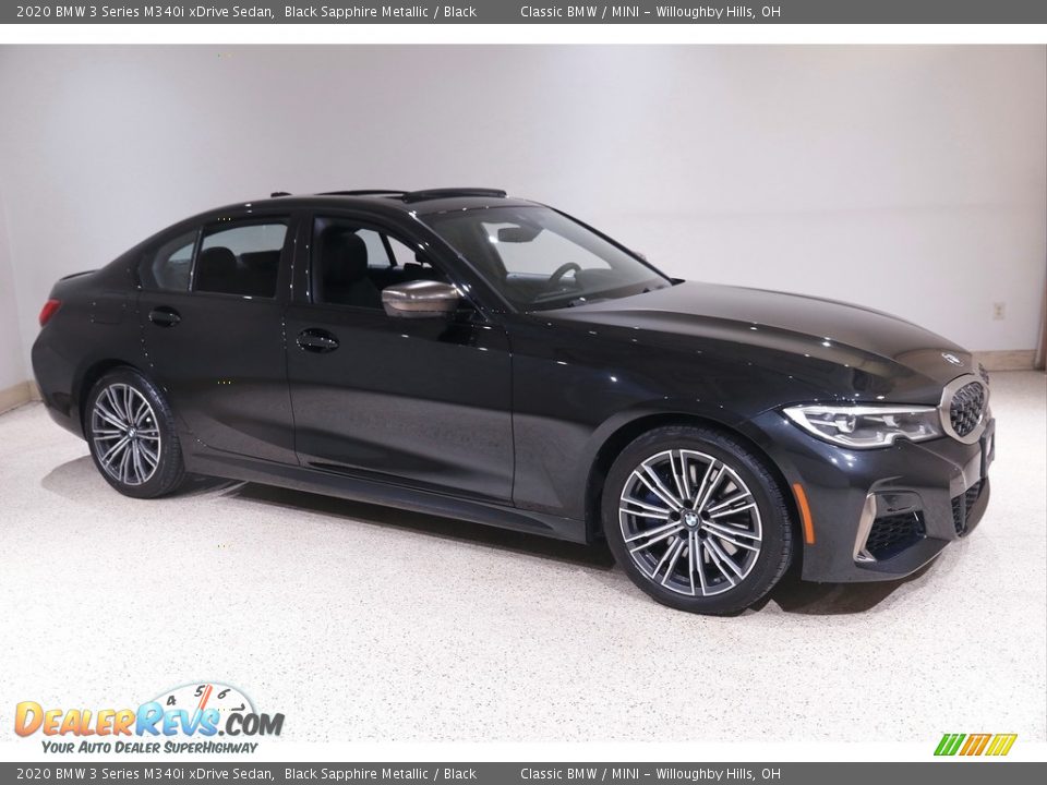 2020 BMW 3 Series M340i xDrive Sedan Black Sapphire Metallic / Black Photo #1