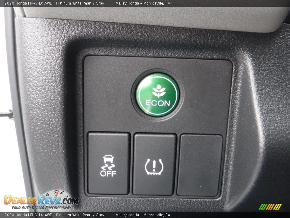 2020 Honda HR-V LX AWD Platinum White Pearl / Gray Photo #14