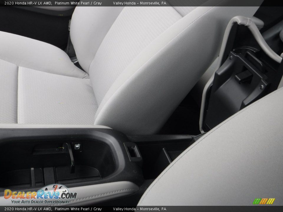 2020 Honda HR-V LX AWD Platinum White Pearl / Gray Photo #21