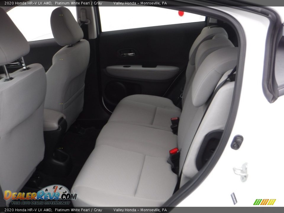 2020 Honda HR-V LX AWD Platinum White Pearl / Gray Photo #25