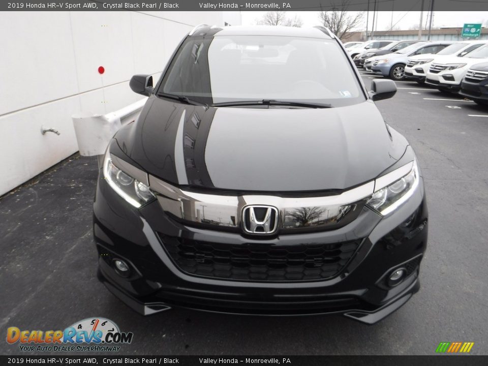 2019 Honda HR-V Sport AWD Crystal Black Pearl / Black Photo #4