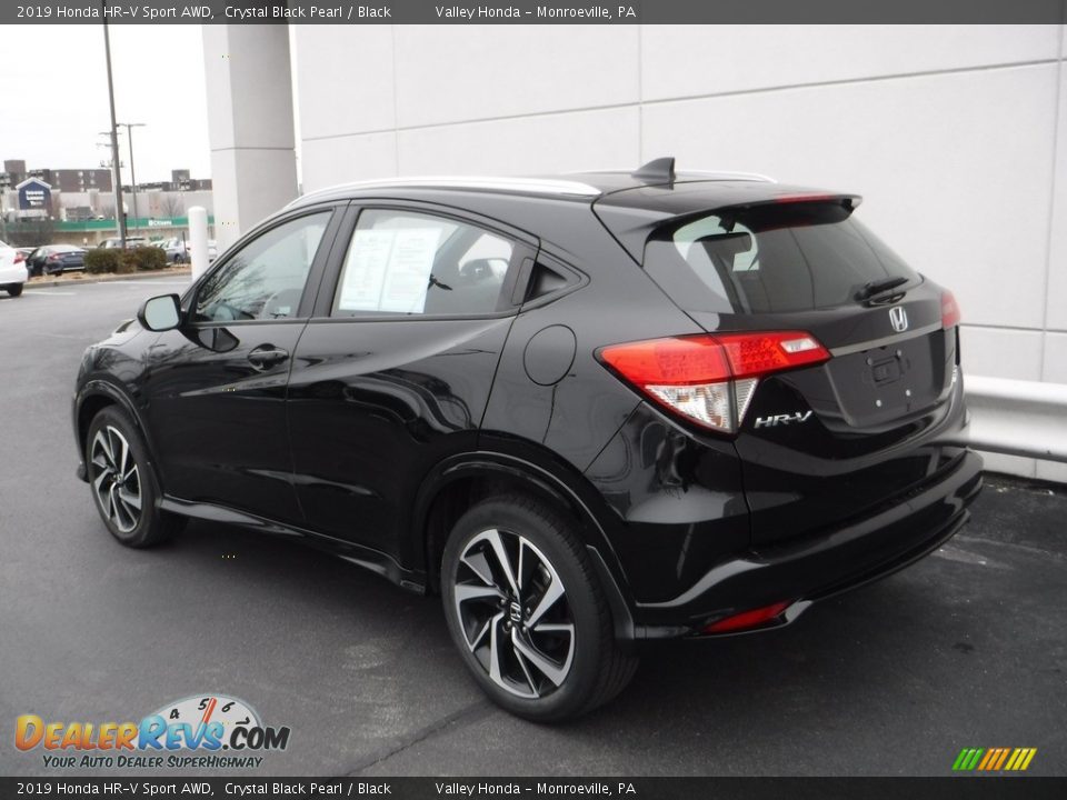 2019 Honda HR-V Sport AWD Crystal Black Pearl / Black Photo #8