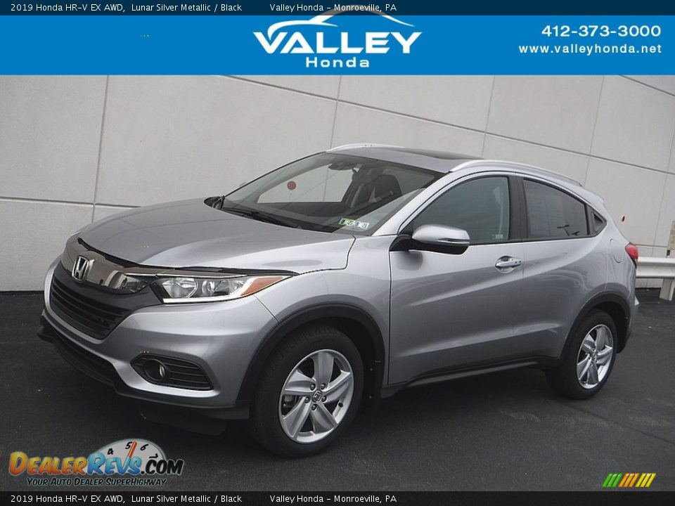 2019 Honda HR-V EX AWD Lunar Silver Metallic / Black Photo #1