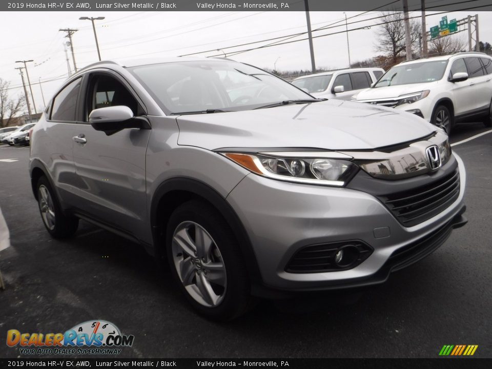 2019 Honda HR-V EX AWD Lunar Silver Metallic / Black Photo #6