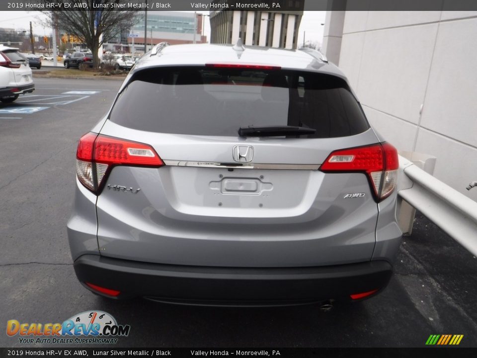 2019 Honda HR-V EX AWD Lunar Silver Metallic / Black Photo #7