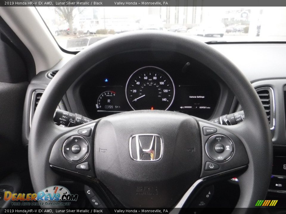 2019 Honda HR-V EX AWD Lunar Silver Metallic / Black Photo #21