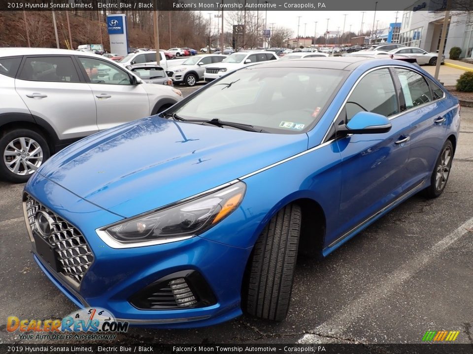 2019 Hyundai Sonata Limited Electric Blue / Black Photo #1