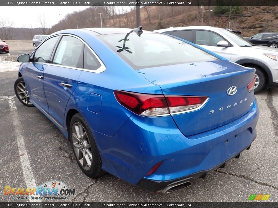 2019 Hyundai Sonata Limited Electric Blue / Black Photo #3