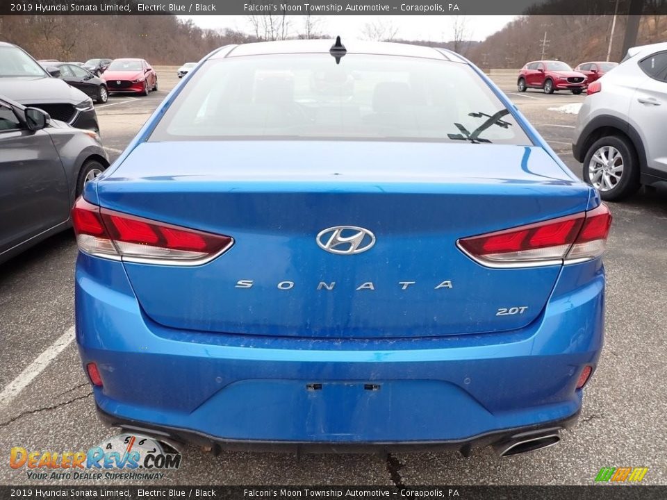 2019 Hyundai Sonata Limited Electric Blue / Black Photo #4