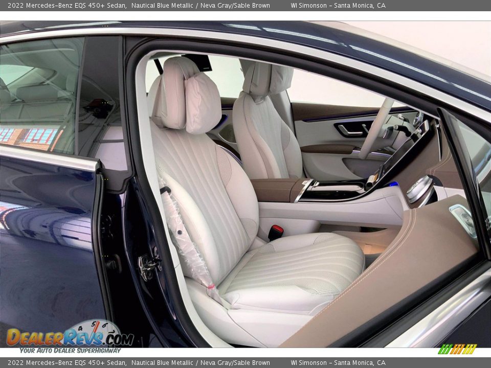 Front Seat of 2022 Mercedes-Benz EQS 450+ Sedan Photo #5